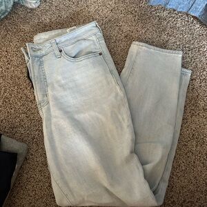 Light blue jeans with no holes from Old Navy. Size 10